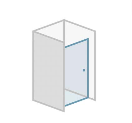 Model drzwi do kabiny prysznicowej