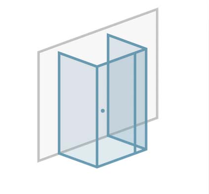 Kabina przyścienna model